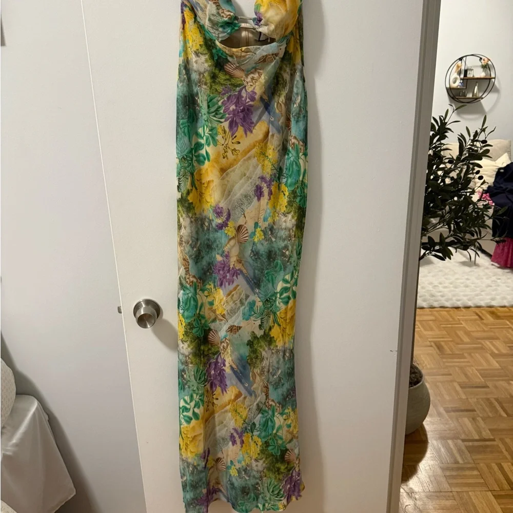VELZY STRAPLESS DRESS - ESME PRINT - Picture 2 of 3